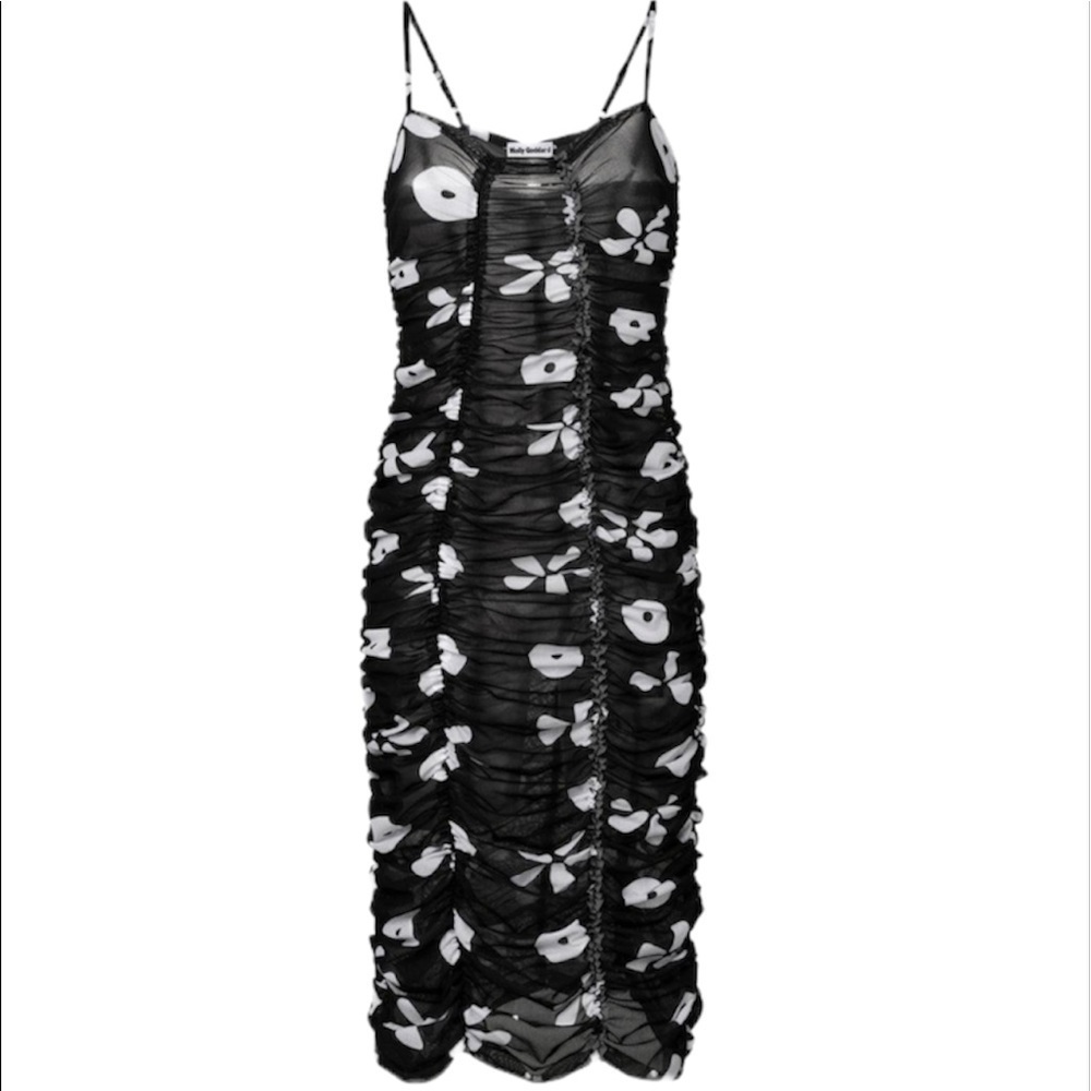 Molly Goddard Black and White Scarlett Dress sz 8 - Picture 3 of 12
